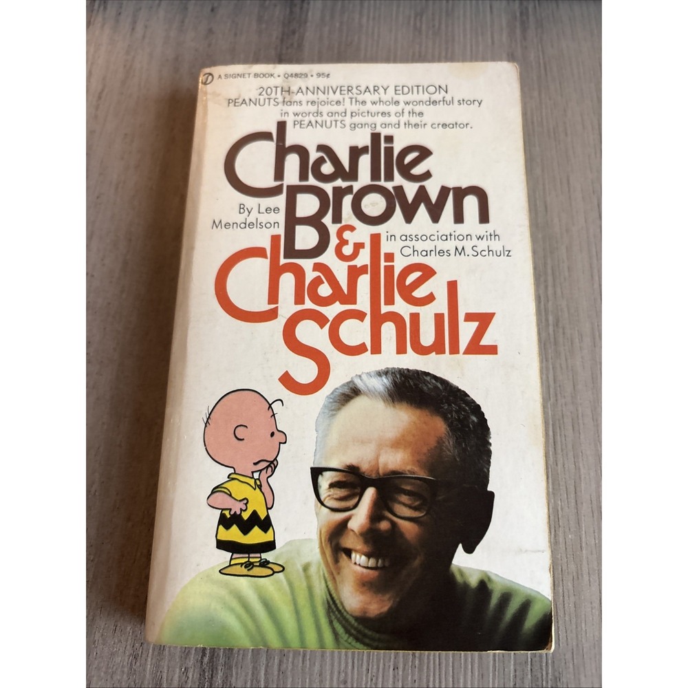 Charlie Brown & Charles Schulz 20th Anniversary Peanuts Book Lee Mendleson 1971